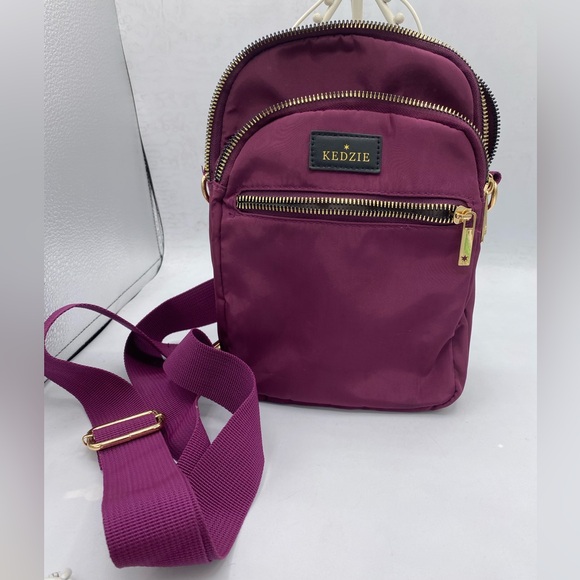 KEDZIE Handbags - KEDZIE Roundtrip Convertible Sling Crossbody 100% Polyester Spacious Interior